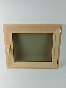 Окно Woodson 40*50, стекло бронза, ольха