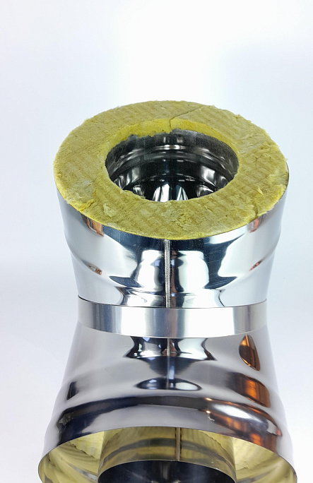 (GS) Тройник-термо 90*, 115х200, AISI 430/430, 0,5мм/0,5мм, (К), h=380мм