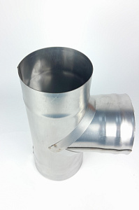 (GS) Тройник 90*, 120, AISI 430/0,5мм, h=300мм