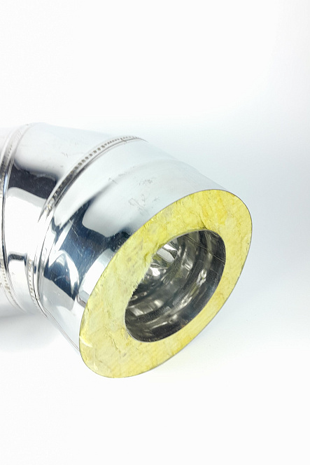 (GS) Отвод-термо 90*, 120х200, AISI 430/430, 0,5мм/0,5мм, (К)