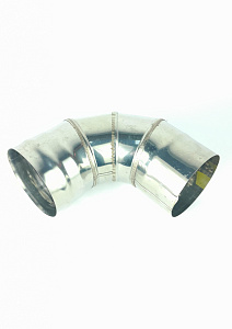 (GS) Отвод 90*, 115, AISI 430/0,8мм, h=240мм