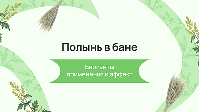 Полынь в бане: варианты применения и эффект