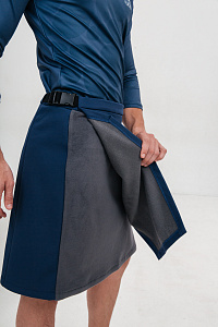 Килт муж софт, цвет синий+серый, Полиэстер 100%, р-р M-L