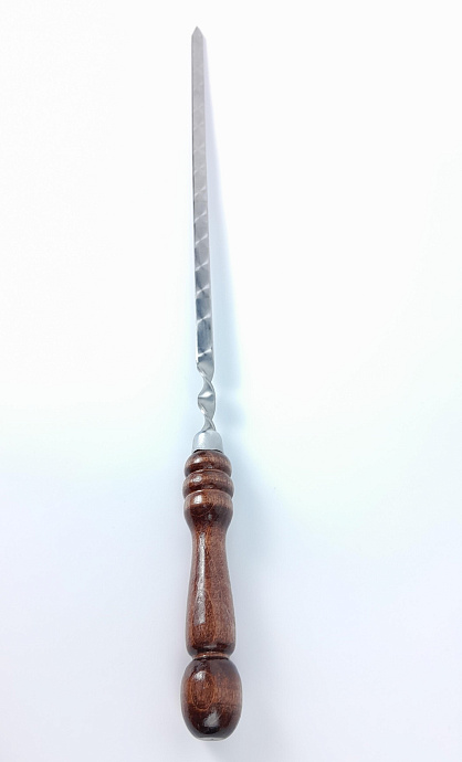 Шампур с деревянной ручкой 450 мм