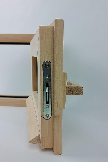 Окно Woodson 40*40, стекло бронза, ольха