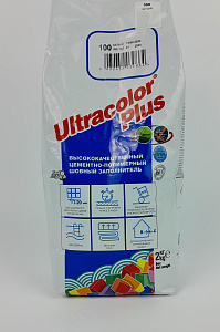 ULTRACOLOR PLUS 100 цементный шовный заполнитель, белый (2 кг), Mapei