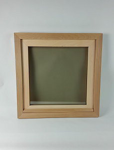 Окно Woodson 60*60, стекло бронза, ольха