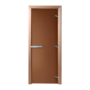 Дверь DoorWood "Бронза матовая" 1900*700 (Ольха 3п, 8мм)