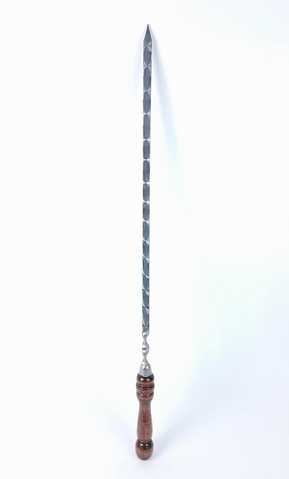 Шампур с деревянной ручкой 450 мм