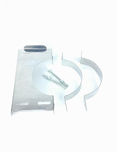 (GS) Кронштейн стеновой, универсальный, 120, AISI 430/0,8мм, Е= 50мм