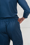 Шорты муж термо, цвет синий, Полиэстер+Эластан, р-р M-L