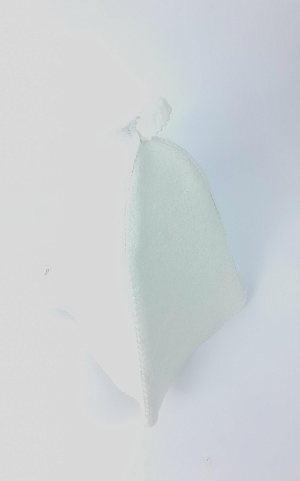 Шапка для бани из войлока (без рисунка) с пришивным ярлыком