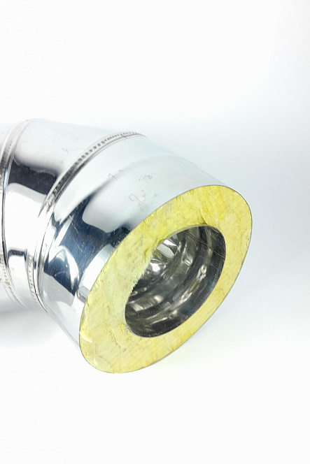 (GS) Отвод-термо 90*, 120х200, AISI 430/430, 0,8мм/0,5мм, (К)