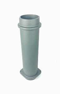 Чугунная ВЕРХНЯЯ труба для шибера 115/500мм
