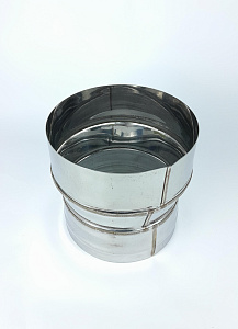 (GS) Переходник 180х200, AISI 430/0,8мм, h=180мм