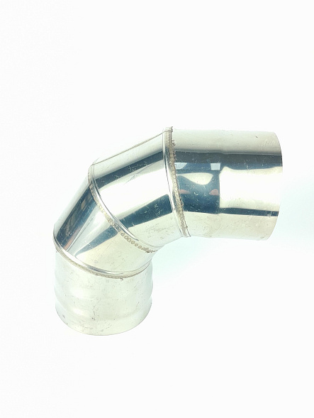 (GS) Отвод 90*, 115, AISI 430/0,8мм, h=240мм