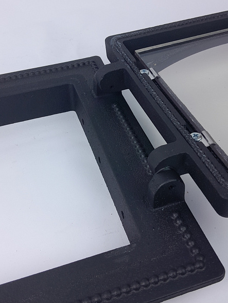 Дверка ВЕЗУВИЙ каминная 260 (Антрацит)