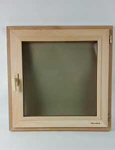 Окно Woodson 50*50, стекло бронза, ольха