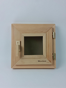 Окно Woodson 30*30, стекло бронза, ольха