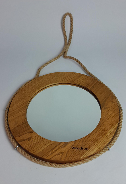 Зеркало для бани Woodson d38 дуб