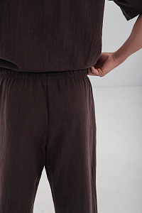 Брюки мужские, цвет графит, Крапива 100%, р-р XL-XXL