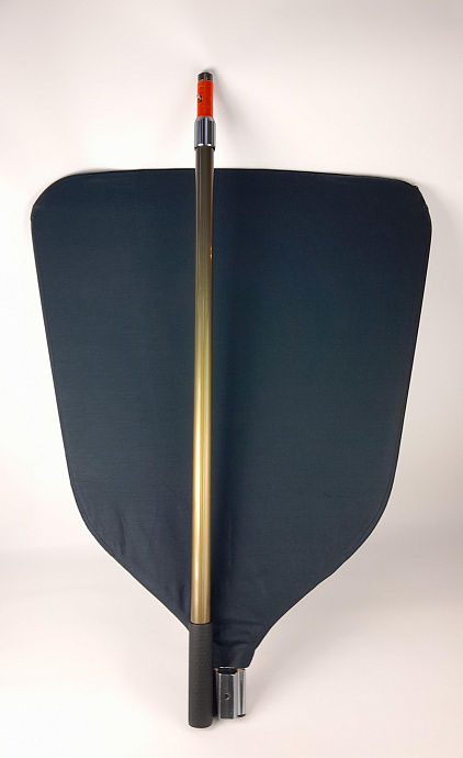 Опахало Макс L черное (лого с одной стороны)