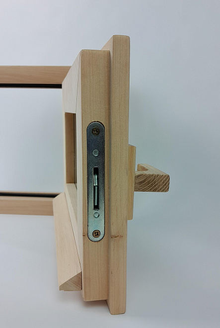 Окно Woodson 30*30, стекло бронза, ольха