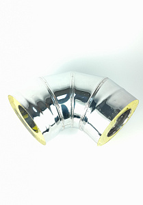 (GS) Отвод-термо 90*, 120х200, AISI 430/430, 0,5мм/0,5мм, (К)