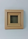 Окно Woodson 30*30, стекло бронза, ольха