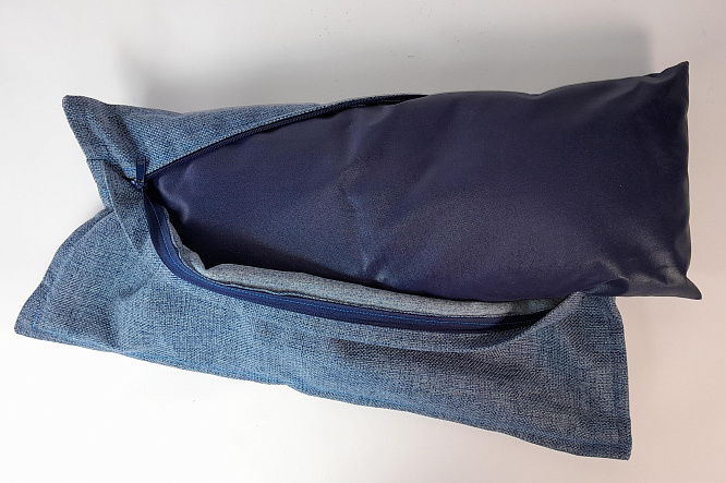 Подушка Чистопар под голову 50*20 синий