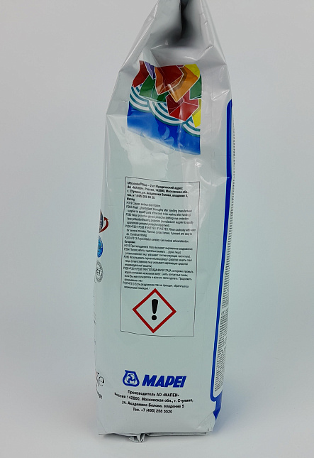 ULTRACOLOR PLUS 100 цементный шовный заполнитель, белый (2 кг), Mapei