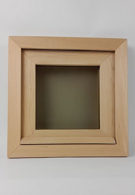 Окно Woodson 40*40, стекло бронза, ольха