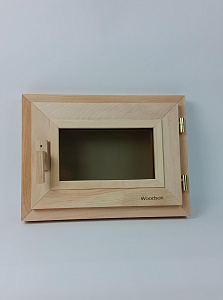Окно Woodson 40*30, стекло бронза, ольха