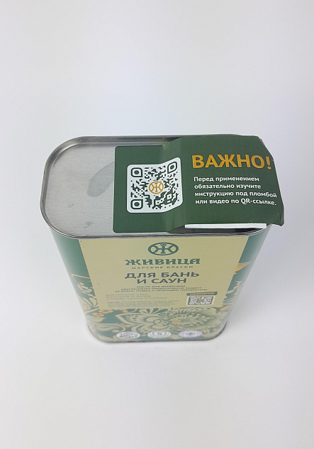 Масло по дереву для бань и саун "Живица" 1л