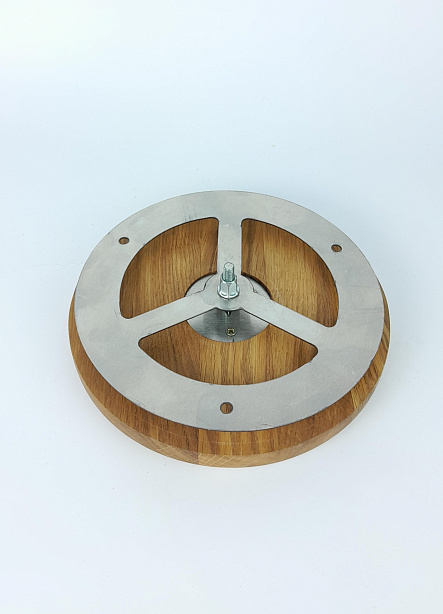 Клапан вентиляционный Woodson ф125, дуб