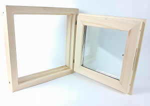 Оконный блок 500*500 (липа)