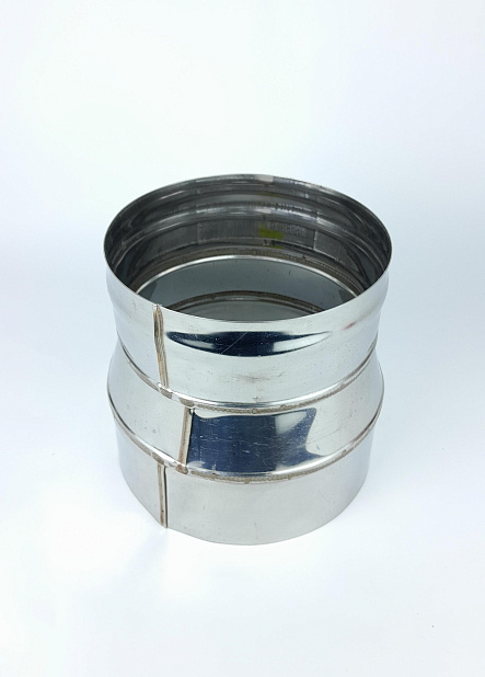 (GS) Переходник 180х200, AISI 430/0,8мм, h=180мм