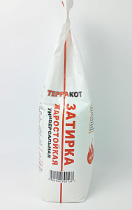 Затирка Терракот жаростойкая белая 5 кг