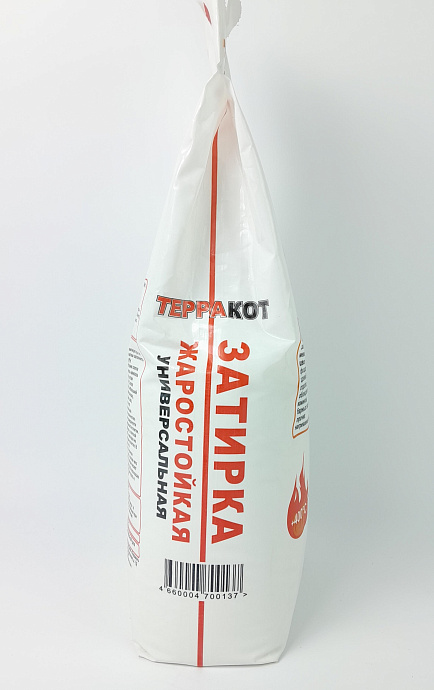 Затирка Терракот жаростойкая белая 5 кг