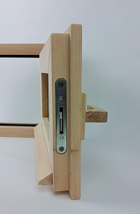 Окно Woodson 40*30, стекло бронза, ольха