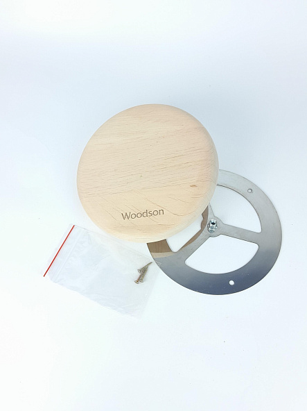 Клапан вентиляционный Woodson ф125, ольха