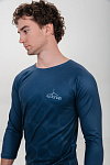 Рашгард муж термо, цвет синий, Полиэстер+Эластан, р-р XL-XXL