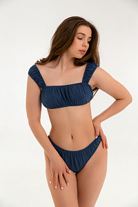 Купальник женский, цвет синий,Хлопок 100%,р-р M-L