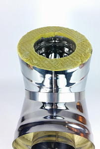 (GS) Тройник-термо 90*, 120х200, AISI 430/430, 0,8мм/0,5мм, (К), h=380мм