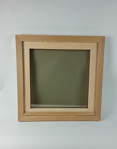 Окно Woodson 50*50, стекло бронза, ольха