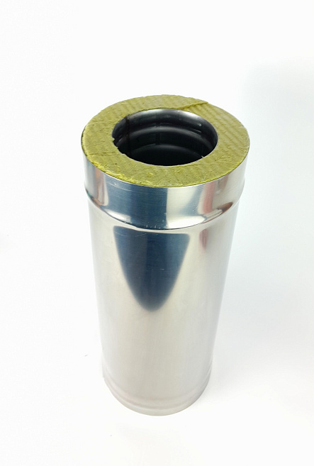 (GS) Труба-термо 0,5м, 120х200, AISI 430/430, 0,8мм/0,5мм, (К)