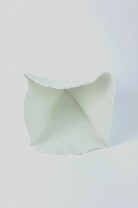 Шапка для бани из войлока (без рисунка) с пришивным ярлыком