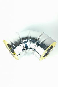 (GS) Отвод-термо 90*, 115х200, AISI 430/430, 0,5мм/0,5мм, (К)