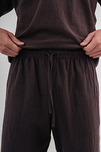 Брюки мужские, цвет графит, Крапива 100%, р-р XL-XXL