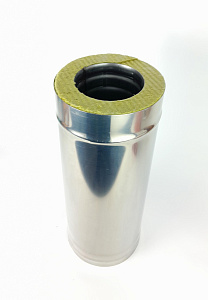 (GS) Труба-термо 0,5м, 120х200, AISI 430/430, 0,5мм/0,5мм, (К)